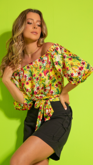 Cropped com amarração