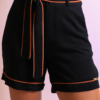 Short Alfaiataria com vivo bicolor