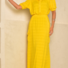 Vestido longo com bolsos