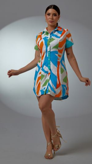 Chamise estampada