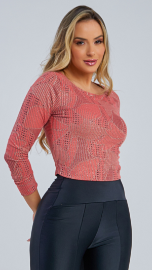 Cropped manga longa