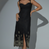 Vestido Linho Bordado