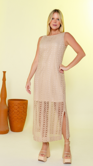 VESTIDO LONGO MIDI